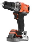 Black&Decker Akku-Schlagbohrschrauber BCD383D1XC 2Ah 18V - Orange