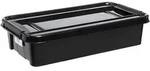 plast team PROBOX RECYCLE Bettroller 31 Liter Box und Deckel schwarz - Schwarz