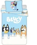 Bluey Babybettw&auml;sche Set Familie 100x135 cm 100% Baumwolle