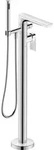 Duravit Wannen-Einhebelmischer Tulum A 216mm, bodensteh., m Umstellvent., chr -