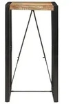 vidaXL Bartisch 60x55x110 cm Altholz Massiv - Braun