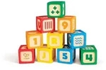 Hape ABC-Spielsteine, Bausteine, 0,5 Jahr(e), Silikon, Holz, 10 St&uuml;ck(e) - Bunt