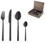 Amefa 24-tlg. Besteckset METROPOLE - Schwarz