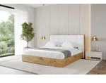 ALTDECOR Polsterbett mit Bettkasten - ENZO7 - 120x200 - Bett mit Matratze H3/H4,