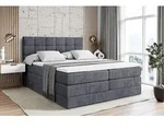ALTDECOR Boxspringbett mit Matratze und Lattenrost - APO KING - 160x200 cm -