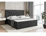 ALTDECOR Boxspringbett mit Matratze (20 cm hoch) und Topper (4 cm hoch),...