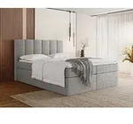 Boxspringbett 180x200 mit Bettkasten &ndash; Gepolstert Doppelbett mit 7-Zonen