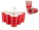 200 x Beer Pong Becher, stabiler Plastikbecher, Partybecher 16 oz, Trinkbecher
