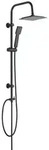 Duschsystem Cuadro Schwarz matt