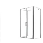 GZH 80x80x80x195 cm Mille U-Duschkabine inkl. Tasse + Siphon - Transparent