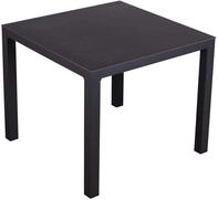 Gartentisch Tarifa 90x90cm Aluminium Anthrazit quadratischer Balkontisch