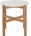 Dehner Beistelltisch Portofino, &Oslash; 45.5 cm, H&ouml;he 47.8 cm, FSC&reg; es Teakholz /