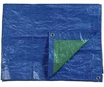 Markise EDM Blau gr&uuml;n Beidseitig 5 x 8 m 90 g - Blau/Gr&uuml;n