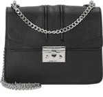 Seidenfelt Roros - Schultertasche 21 cm (black/silver) - Schwarz