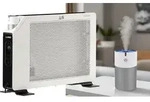 Infrarot Konvektor Heizger&auml;t 2000W mit Ultraschall-Nebelbefeuchter, Timer &