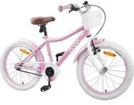 vidaXL Kinderfahrrad 18 Zoll f&uuml;r 5-7 Jahre alt Hellrosa - Rosa
