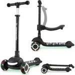 HyperMotion LUMI 3in1 Kinderroller mit LED-Beleuchtung, Sitz h&ouml;henverstellbar,