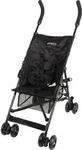 BabyTrold 13-76S, Traditioneller Kinderwagen, Feste R&auml;der, Faltbar, Schwarz -