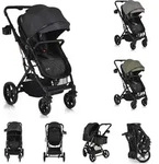 Moni Kombikinderwagen Rafaello 2 in 1, umbaubar, Sportsitz, Fu&szlig;abdeckung,...