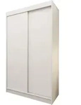 Masseno Schiebet&uuml;renschrank SOFIA 120 cm Kleiderschrank Schlafzimmer Schrank