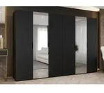 MIRJAN24 Kleiderschrank Malaga 300 mit Spiegel, Kleiderschrank, Garderobe...