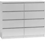 Topeshop M8 120 BIEL Kommode - Wei&szlig;