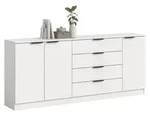 Kommode Kopenhagen 3 | mit 4 Schubk&auml;sten | wei&szlig; - Wei&szlig;