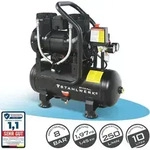 STAHLWERK Kompressor mit 10 L Tank (ST-110 Pro) &ndash; &ouml;lfrei & leise, 8 bar,