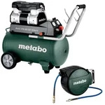 Metabo Basic 270-50 OF Silent Kompressor 1,5kW 10bar, 50L & Schlauchaufroller