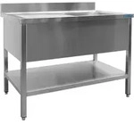 Saro Sp&uuml;ltisch 1 Becken, Rechts - B 1400 X T 600 Mm