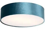 QAZQA - Moderne Deckenleuchte I Deckenlampe I Lampe I Leuchte blau 40 cm - Drum...