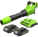 Greenworks 48V(2x24V) Axial Akku Laubbl&auml;ser mit b&uuml;rstenlosem Motor, Turbofunktion,
