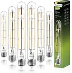 LUMILED 6x T30 E27 Vintage LED Lampe 8W Entspricht 75W 1055 lm Glas Leuchtmittel