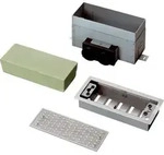 Maico Fu&szlig;boden-/Wandauslass MF-FBWA 75 0152.0066 - Silber