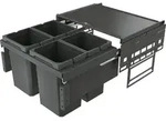 Naber 8013316 Abfallsammler Cox&reg; Base 360 S/600-4 ohne Biodeckel, anthrazit /...
