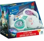 Clementoni Baby Kuscheltier Hase interaktiv mit Nordlicht-Projektor - Bunt