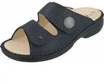 Finn Comfort Sansibar Fiesta ocean Pantolette Blau in Gr. 37 - 37