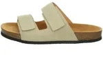 Think WOLFI Velour sand Pantolette Beige in Gr. 41 - 41