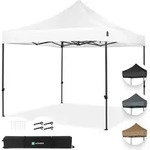 VONROC Pavillon 3x3m wasserdicht stabil - Partyzelt EasyUp System [3Min Aufbau]...