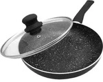 KINGHOFF 22cm Marmor Bratpfanne KH-3956 - Schwarz