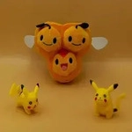 Pokemon Wadribie Kuscheltier - 18 cm Pl&uuml;schtier Combee