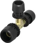 TECElogo-Ax T-St&uuml;ck reduziert Dimension 32 x 25 x 25, Siliziumbronze - Wei&szlig;