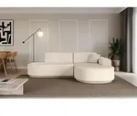 ALTDECOR Ecksofa in L-Form MARI-L1-v1 - 243x171x83 cm Beige - Corner Sofa Bett