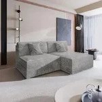 Masseno Ecksofa FIORO mit Schlaffunktion L-Form, Sofa mit Bettkasten,...