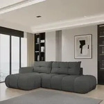 Masseno Ecksofa FLUMA L-S mit Schlaffunktion L-Form, Sofa mit Bettkasten,