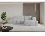 ALTDECOR Ecksofa mit Schlaffunktion und Bettkasten CLOUD-L 280x185x90 Hellgrau -