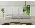 ALTDECOR Ecksofa in L-Form MARI-L3 - 413x171x79,5 cm Hellbraun - Corner Sofa...