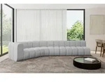 ALTDECOR Modulares Sofa Ecksofa in L-Form - Karex-L2 - 399x194x70 cm Hellgrau -