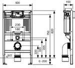 TECE 9400411 TECEbase WC-Set mit Uni-Sp&uuml;lkasten