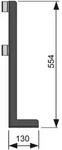 TECE 9030017 TECEprofil St&uuml;tzfu&szlig;